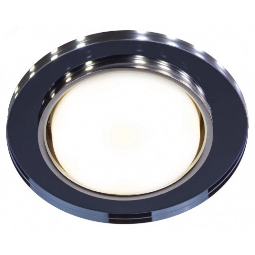 Светильник встраиваемый со светодиодной подсветкой DK LD51 BK GX53 черный