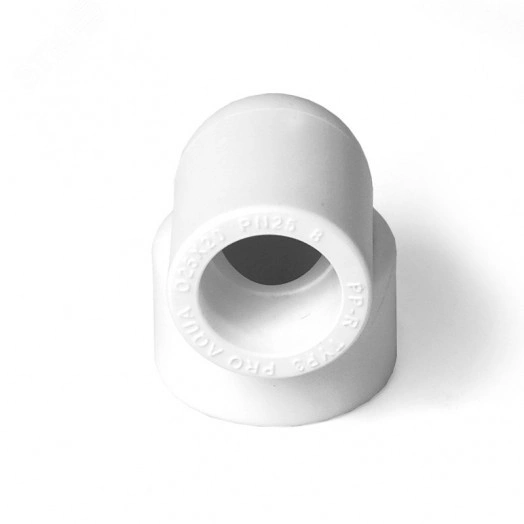 Угольник ВВ 32 х 20 переходной, полипропиленовый, белый