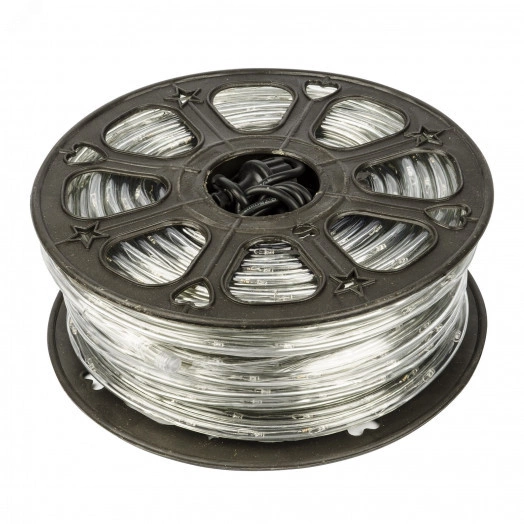 Гирлянда светодиодная Дюралайт 50м С контроллером Теплый Провод черный ULD-D50 50M/С08 IP44 WARM WHITE