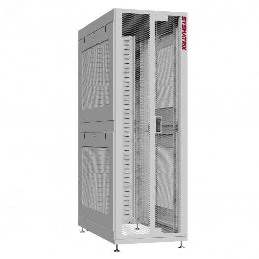 Шкаф серверный 24U 800х1200 передняя дверь: двустворчатая перфорированная IP20. задняя дверь: протект IP41. боковые панели: перфорированные. цвет: серый RAL7035 