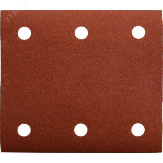 Шлифовальная бумага 93х102 мм, K240, красная, (50 шт)