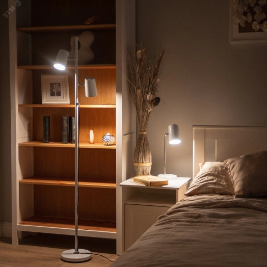 Светильник настольный светодиодный 6W Сенсорный выключатель Диммер UЛм-B600 6W/4500K/DIM WHITE белый