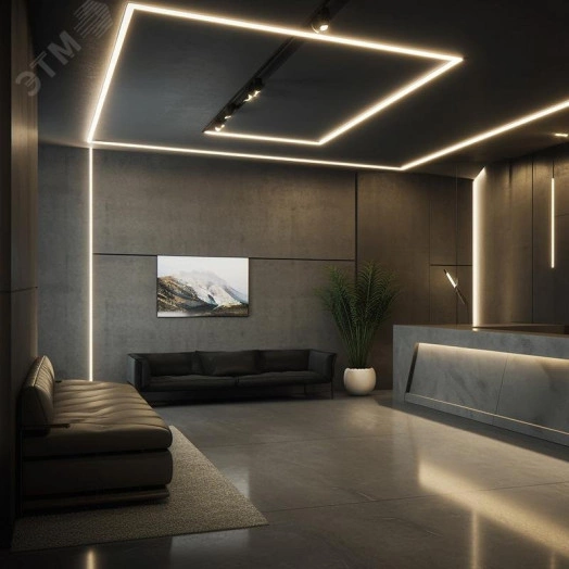 Лента светодиодная LEDх280/м 5м 30w/m 24В белый