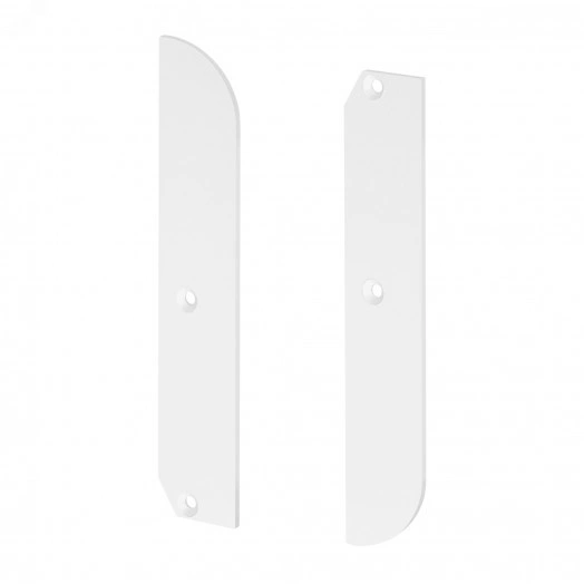 Заглушка PLINTUS-H80 WHITE (Arlight, Металл)