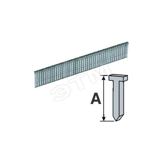 Скоба закаленная Профи гвозди для степлера 14мм (1000шт)