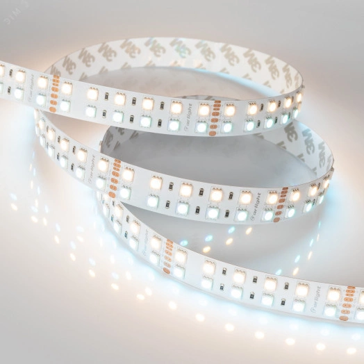Лента RT-B144-19mm 24V RGBW-Warm (32 W/m, IP20, 5m) (Arlight, Открытый)