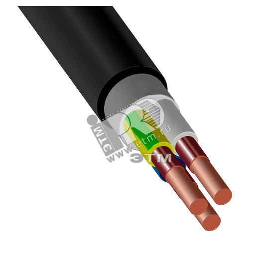 Кабель силовой ВВГнг(А)-FRLSLTx 4х2.5-1 ТРТС