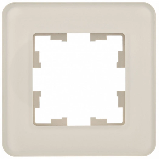 BRITE Рамка 1 пост РУ-1-2-Бр стекло песчаный RE IEK