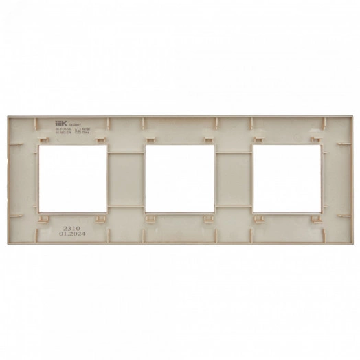 SKANDY Рамка 3-местная SK-F03Sa песочный IEK