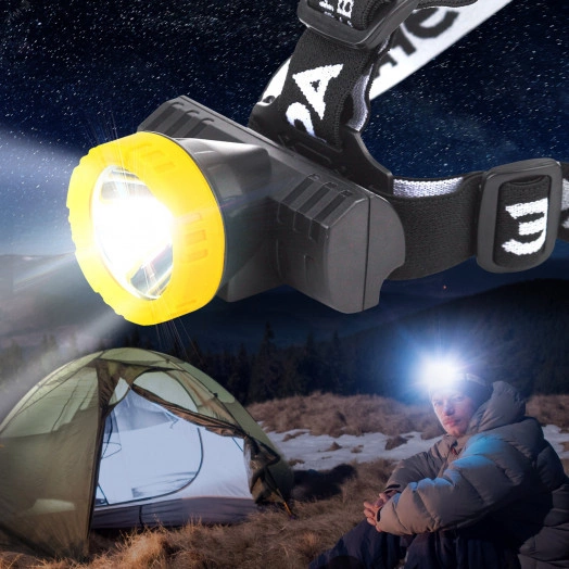 Фонарик кемпинговый, ударопрочный, зарядка через USB, 2 режима GA-802 Практик