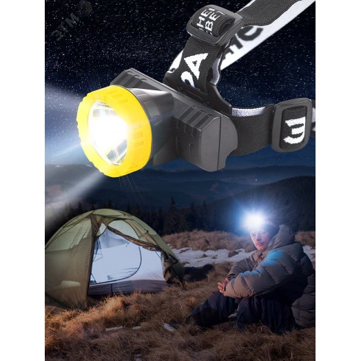 Фонарик кемпинговый, ударопрочный, зарядка через USB, 2 режима GA-802 Практик