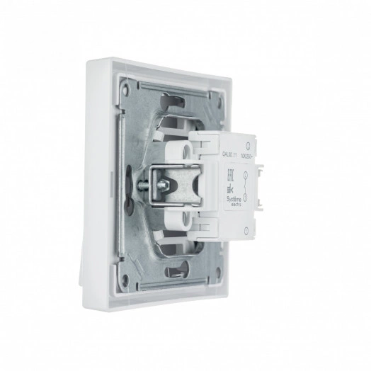 ARTGALLERY 1-клавишный выключатель, сх.1, 10АХ, белый