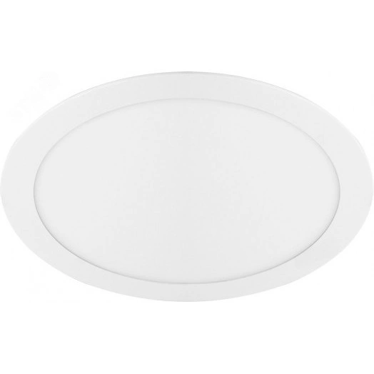 Светильник светодиодный ДВО-24w 4000K 1500Лм slim белый