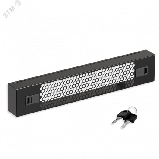 Экран защитный 2U. перфорированный 19 дюймов. черный RAL 9004 SYSMATRIX PS 0200.9000