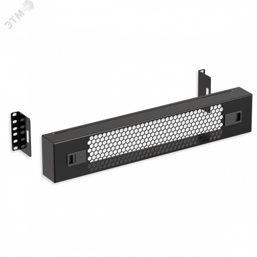 Экран защитный 2U. перфорированный 19 дюймов. черный RAL 9004 SYSMATRIX PS 0200.9000
