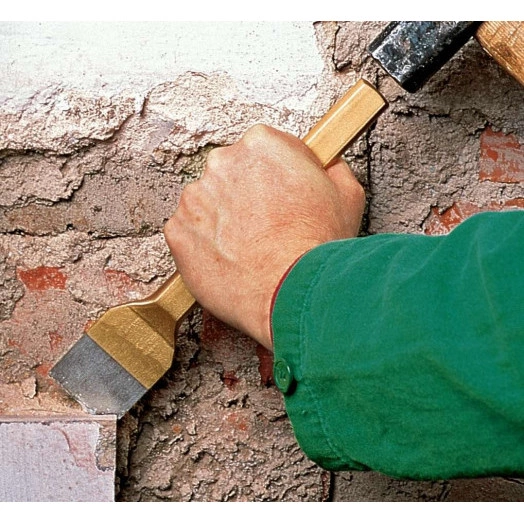 Зубило для швов, ширина резца 50 мм, (23 x 13) x 250 мм, плоско-овальный профиль, полировка