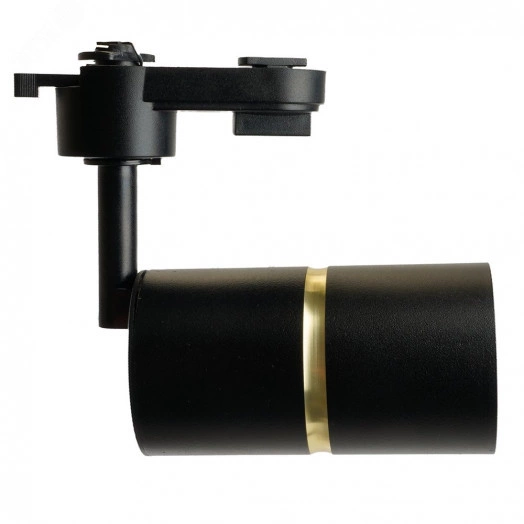 Светильник трековый на шинопровод ДПО GU10 без лампы IP40 черный,золото