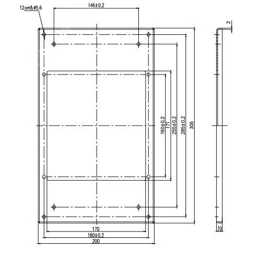 Панель ДИВГ.745512.031 Переходная