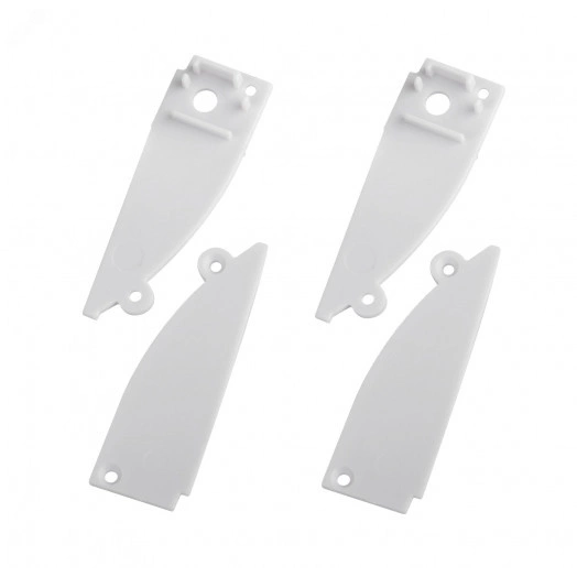 Набор заглушек 9818-3 профиля 9818 2шт глухие 2шт с отверстием