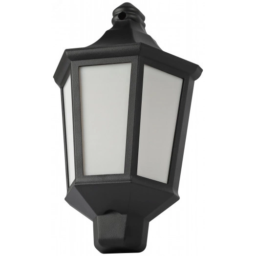 Светильник садово-парковый  НБУ 60Вт 06-60-003 Ника черный белое основание матовый