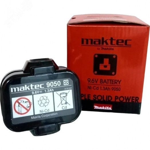 Аккумулятор Maktec MT062SK (Ni-Cd, 9,6В, 1,3Ач)