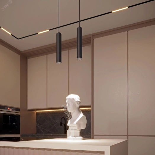 Светильник MAG-ORIENT-FLAT-L465-16W Day4000-MIX (BK, 80 deg, 48V, DALI) (IP20 металл, 5 лет)