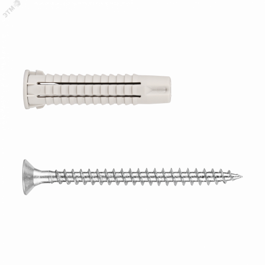 Дюбель универсальный нейлоновый PDU N 8х40 с шурупом 5х60 Zn (20 шт)