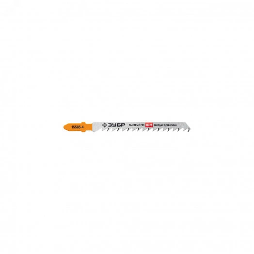 Полотна для лобзика Т-хвост, шаг зуба 4мм (6TPI), раб. длина 75мм, Би-металл сталь, 2шт