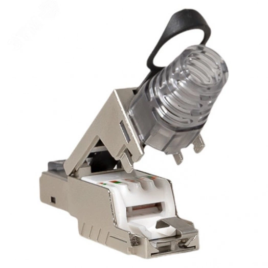 Коннектор TERACOM PRO полевой заделки RJ-45 (8P8C) экран. STP для каб. Cat.6