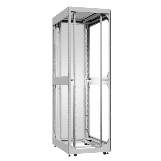 Шкаф серверный 52U 800х1000 передняя дверь: без. задняя дверь: одностворчатая глухой металл IP51. боковые панели: без. цвет: серый RAL7035 