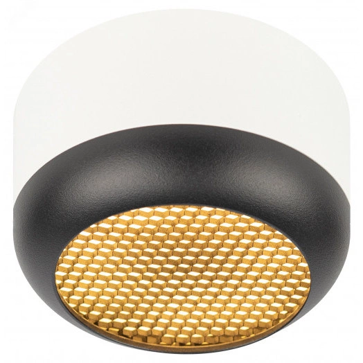 Светильник настенно-потолочный спот OL56 WH/BK под лампу GX53 белый/черный IP20