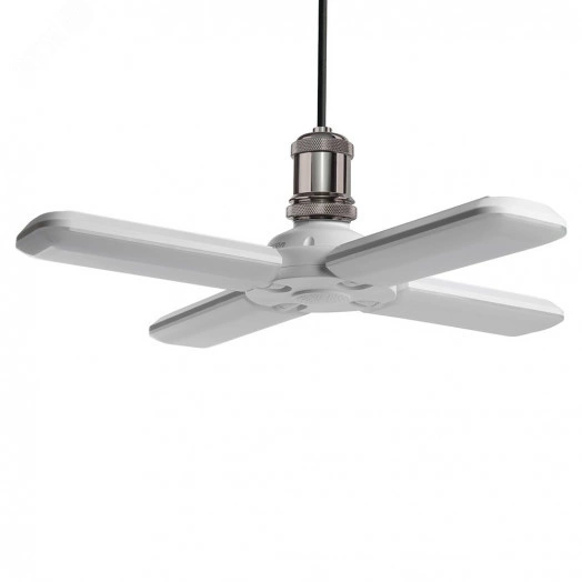 Лампа светодиодная LED 70вт Е27 белый 4 лепестка трансформер