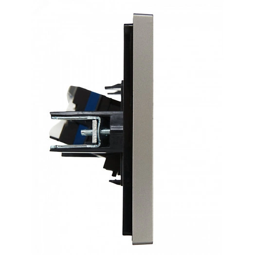 FORTE&PIANO Розетка компьютерная RJ45 кат.6 FP531 сталь IEK