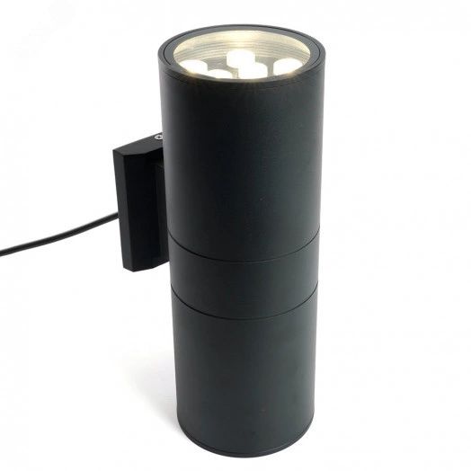 Светильник светодиодный уличный ДБУ-2х9w вверх/вниз 4000K IP54 черный