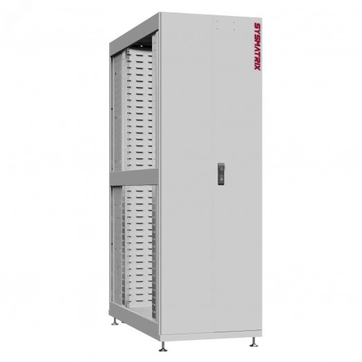 Шкаф серверный 24U 600х1070 передняя дверь: двустворчатая глухой металл IP51. задняя дверь: протект IP41. боковые панели: без. цвет: серый RAL7035 