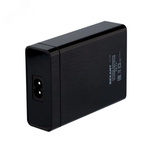 Устройство сетевое зарядное 6хUSB, 1000mA, черное,