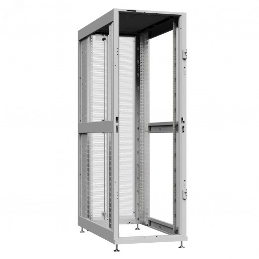 Шкаф серверный 24U 600х1200 передняя дверь: без. задняя дверь: двустворчатая перфорированная IP20. боковые панели: без. цвет: серый RAL7035 
