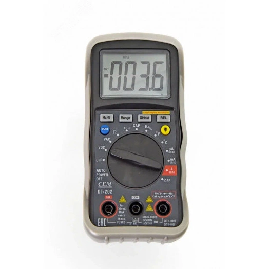 Мультиметр цифровой DT-202