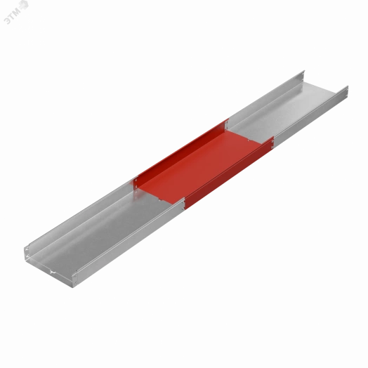 Лоток неперф. 100х400х1,5 L2000 мм Быстрый монтаж ПЛЮС