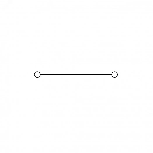 Клемма проходная, винтовой зажим, 2 точки подключения, 240 кв.мм, серая