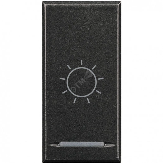 Axolute Клавиши с символами для системы автоматизации 1 функция-1 модуль Лампа антрацит