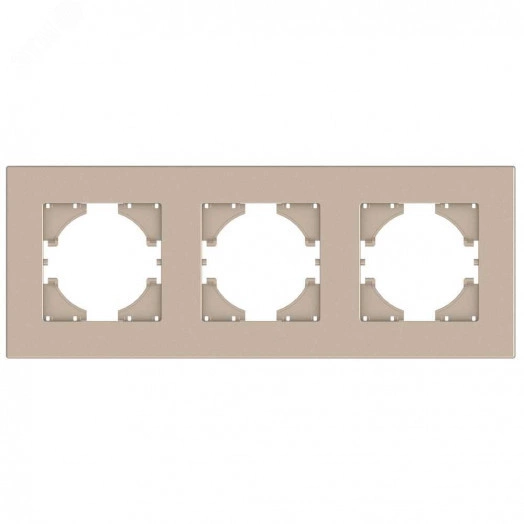 GUSI City рамка 3-местная, цвет шампань