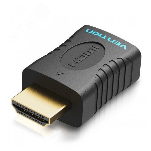 Адаптер переходник HDMI v2.0 19M на 19F, контакты позолоченные
