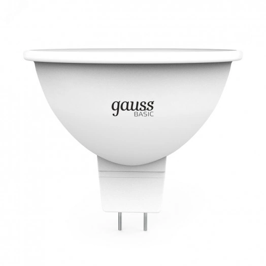 Лампа светодиодная LED 7 Вт 530 лм 4100К DC12В GU5.3 софит MR16 нейтральный Низковольтная Elementary