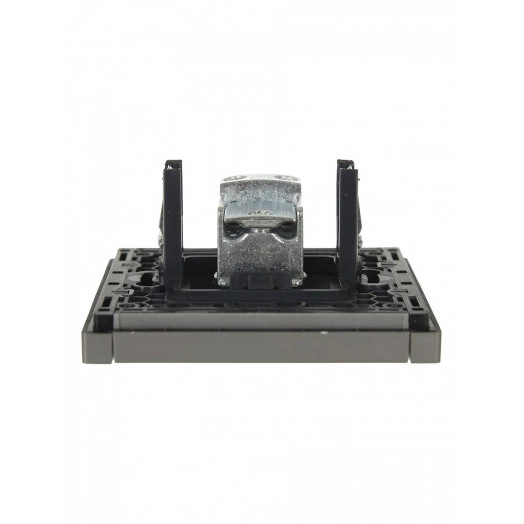 FORTE&PIANO Розетка TV проходная FP529 сталь IEK