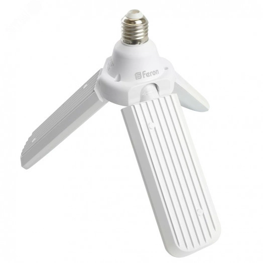 Лампа светодиодная LED 50вт Е27 дневной 3 лепестка трансформер