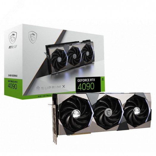 Видеокарта RTX4090 SUPRIM X, NVIDIA GeForce AD102, 24 ГБ GDDR6X, PCI-Express 4.0