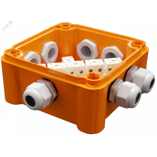 Коробка монтажная огнестойкая КМ-О-1212(П)(18к)-IP66(П6-12)