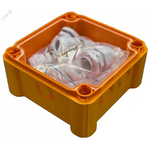 Коробка монтажная огнестойкая КМ-О-1212(П)(18к)-IP66(П6-12)