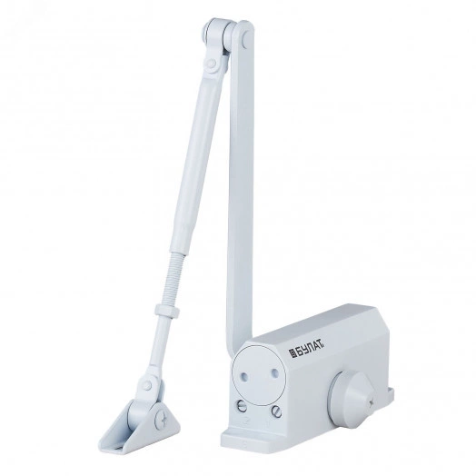 Доводчик дверной БУЛАТ ARCTIC ДД 501/3 A-W (25-85 кг) белый, морозостойкий